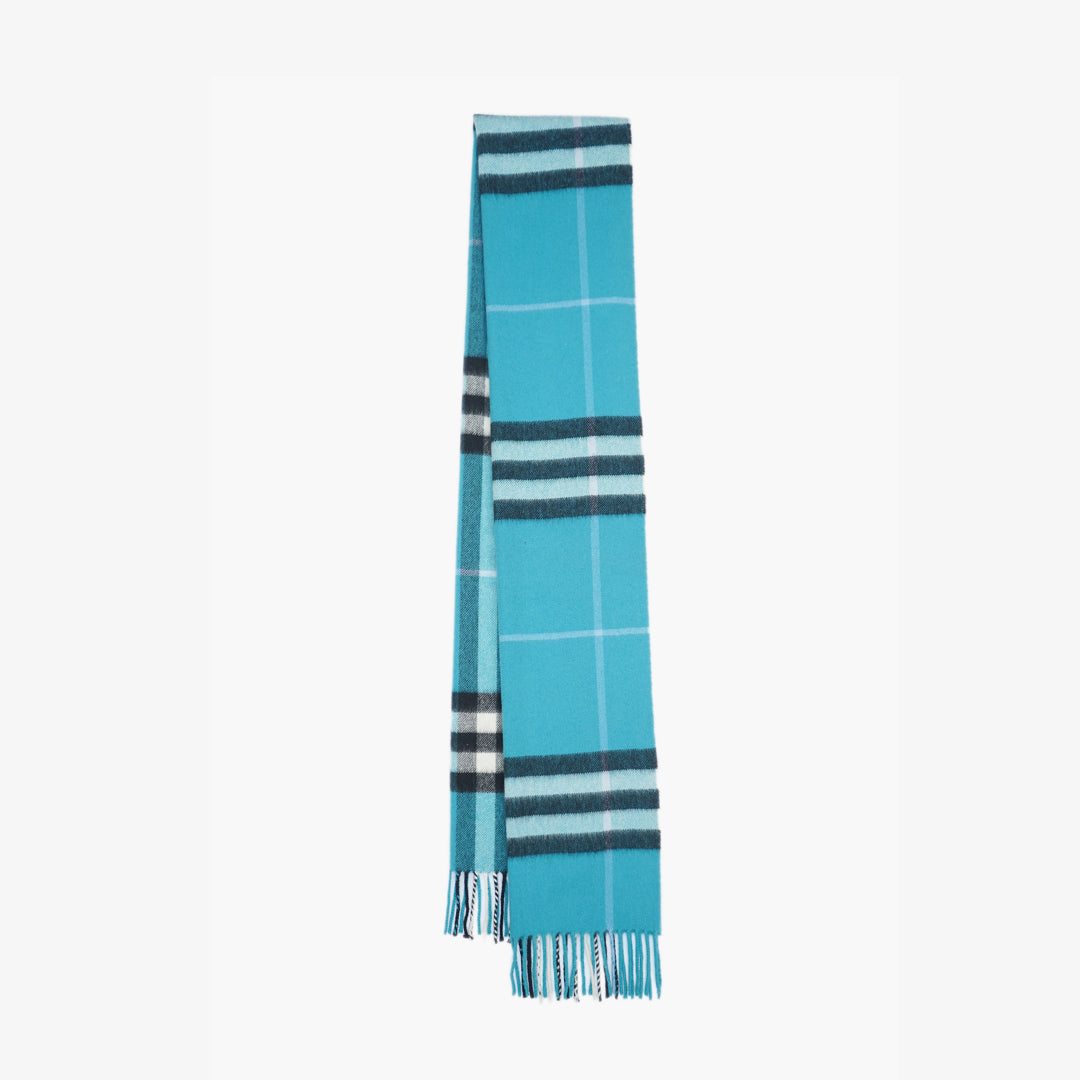 Burberry Cashmere Large Check Pre-Owned Scarf