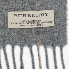 Burberry Cashmere Seasonal Check Pre-Owned Scarf