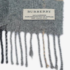 Burberry Cashmere Seasonal Check Pre-Owned Scarf