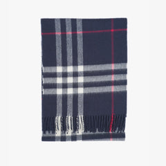 Burberry Cashmere Large Check Pre-Owned Scarf