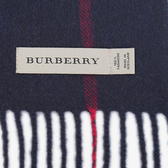 Burberry Cashmere Large Check Pre-Owned Scarf