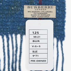 Burberry Wool Seasonal Check Pre-Owned Scarf