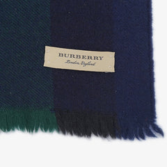 Burberry Wool Check Printed Pre-Owned Scarf