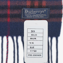 Burberry Lambswool Plaids & Check Pre-Owned Scarf