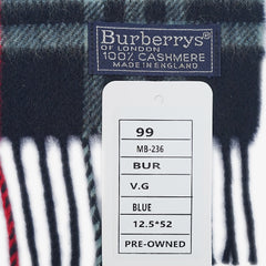 Burberry’s Cashmere Plaids & Check Pre-Owned Scarf