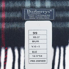 Burberry’s Cashmere Vintage Check Pre-Owned Scarf