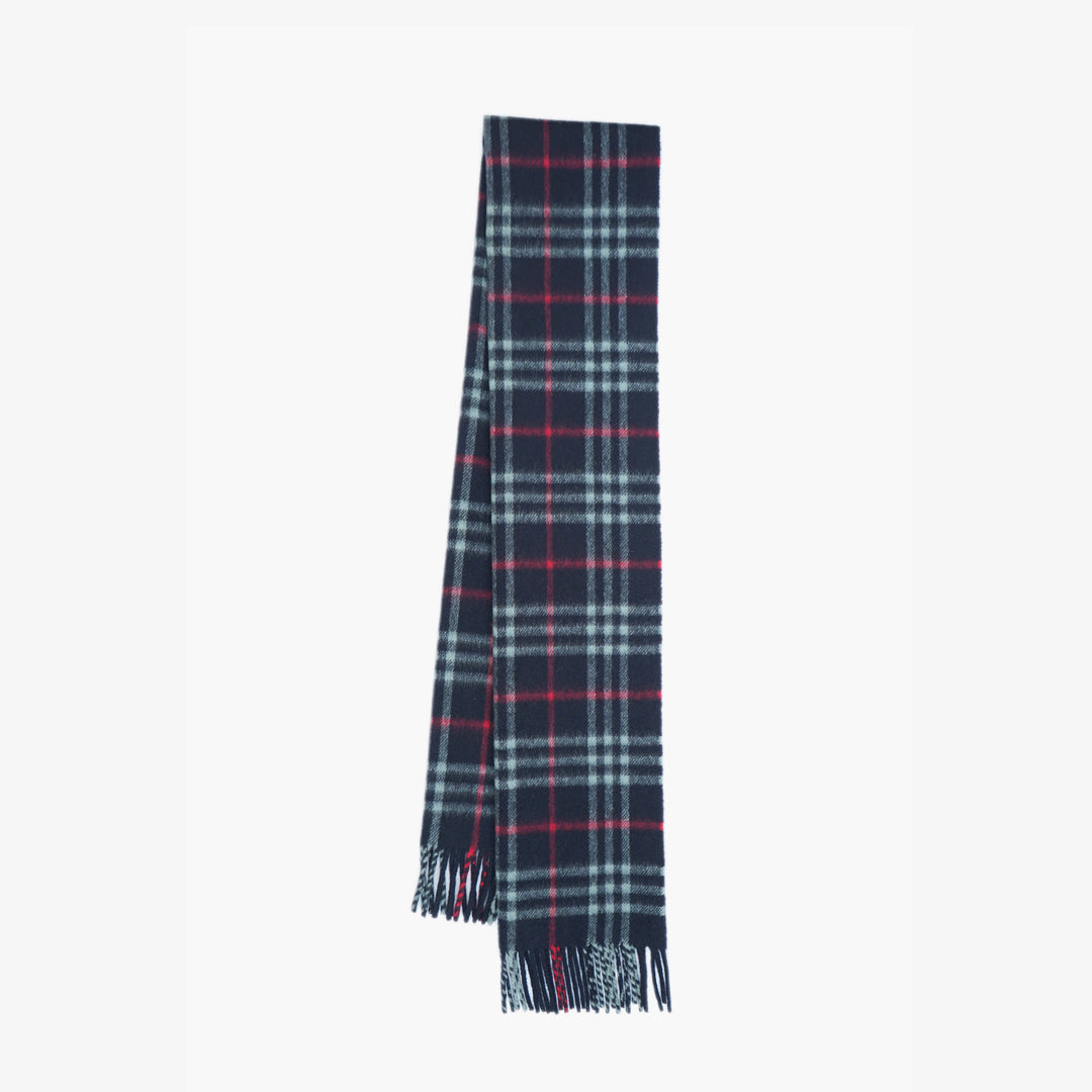 Burberry’s Cashmere Check Printed Pre-Owned Scarf