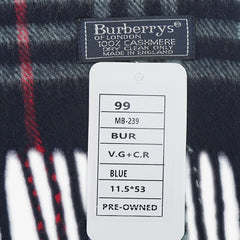 Burberry’s Cashmere Check Printed Pre-Owned Scarf