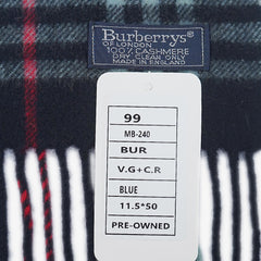 Burberry’s Cashmere Vintage Check Pre-Owned Scarf