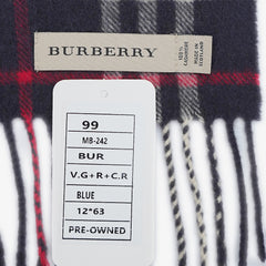 Burberry Cashmere House Check Pre-Owned Scarf