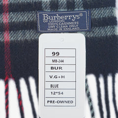 Burberry’s Cashmere Nova Check Pre-Owned Scarf