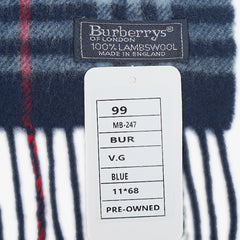 Burberry’s Lambswool Nova Check Pre-Owned Scarf