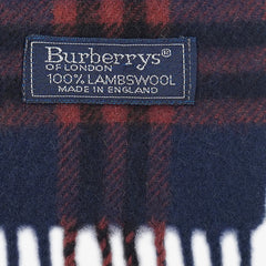 Burberry’s Lambswool Plaids & Check Pre-Owned Scarf