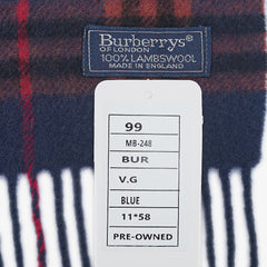 Burberry’s Lambswool Plaids & Check Pre-Owned Scarf