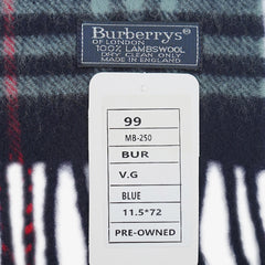 Burberry’s Lambswool House Check Pre-Owned Scarf