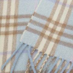 Burberry Cashmere Plaid printed Pre-Owned Scarf