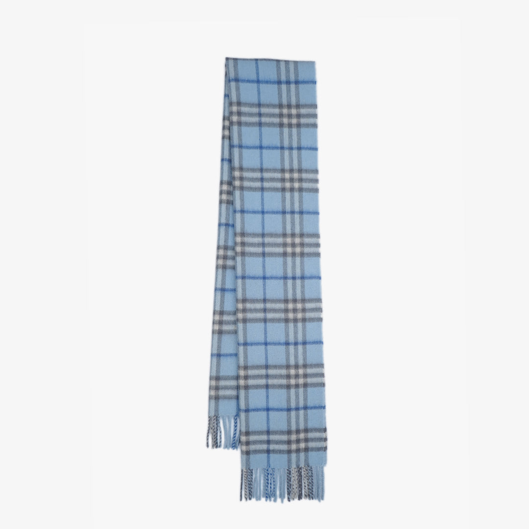 Burberry Cashmere Plaid & Check Pre-Owned Scarf