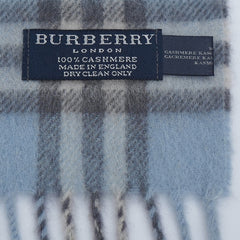 Burberry Cashmere Plaid & Check Pre-Owned Scarf