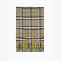 Burberrys Lambswool Plaid Print Pre-Loved Scarf