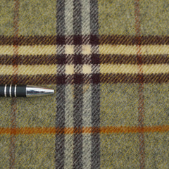 Burberrys Lambswool Plaid Print Pre-Loved Scarf