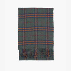 Burberrys Lambswool Plaid Print Pre-Loved Scarf