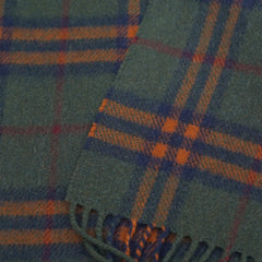 Burberrys Lambswool Plaid Print Pre-Loved Scarf