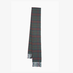 Burberrys Lambswool Plaid Print Pre-Loved Scarf