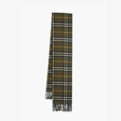 Burberry Cashmere Plaid Print Pre-Loved Scarf