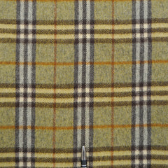 Burberrys Lambswool Plaid Print Pre-Loved Scarf