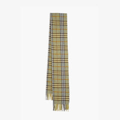 Burberrys Lambswool Plaid Print Pre-Loved Scarf