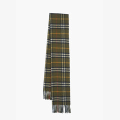 Burberry Cashmere Plaid Print Pre-Loved Scarf