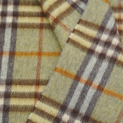 Burberrys Cashmere Plaid Print Pre-Loved Scarf