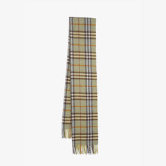 Burberrys Cashmere Plaid Print Pre-Loved Scarf