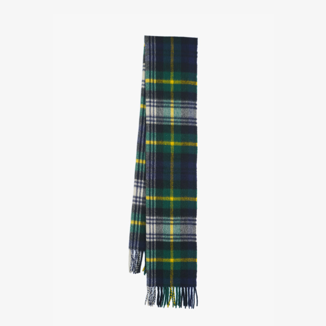 Burberrys Cashmere Plaid Print Pre-Loved Scarf