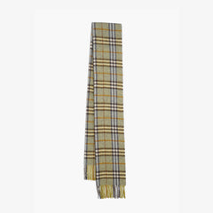 Burberrys Lambswool Plaid Print Pre-Loved Scarf