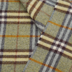 Burberrys Lambswool Plaid Print Pre-Loved Scarf