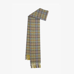 Burberrys Lambswool Plaid Print Pre-Loved Scarf