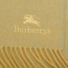 Burberrys Cashmere Plain Print Pre-Loved Scarf