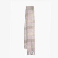 Burberry Wool Plaid Print Pre-Loved Scarf