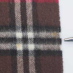 Burberrys Cashmere Plaid Print Pre-Loved Scarf