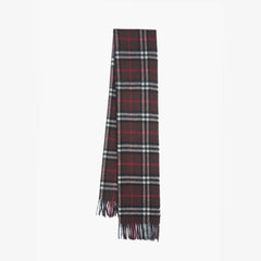 Burberrys Cashmere Plaid Print Pre-Loved Scarf