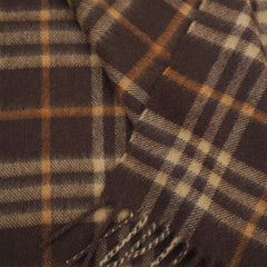 Burberry Cashmere Plaid Print Pre-Loved Scarf