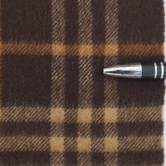 Burberry Cashmere Plaid Print Pre-Loved Scarf