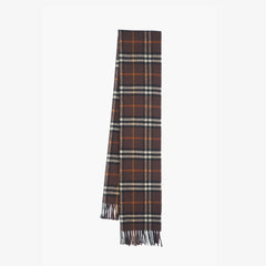 Burberry Cashmere Plaid Print Pre-Loved Scarf