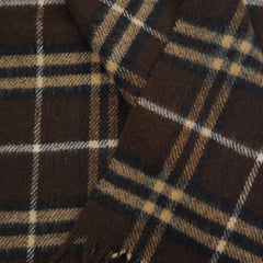 Burberry Lambswool Plaid Print Pre-Loved Scarf