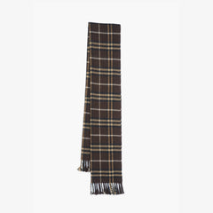 Burberry Lambswool Plaid Print Pre-Loved Scarf