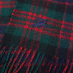 Burberrys Cashmere Plaid Print Pre-Loved Scarf