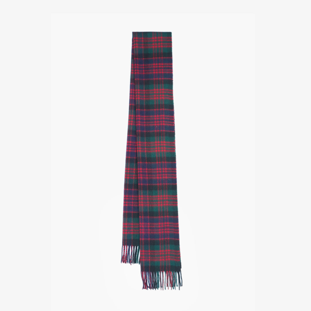 Burberrys Cashmere Plaid Print Pre-Loved Scarf