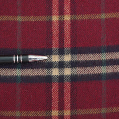 Burberry Cashmere Plaid Print Pre-Loved Scarf