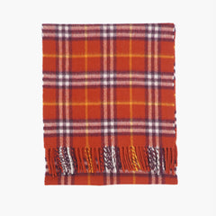 Burberry Cashmere Plaid Print Pre-Loved Scarf